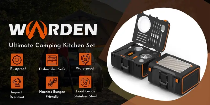 Warden Outdoors Kitchen Utensil Box
